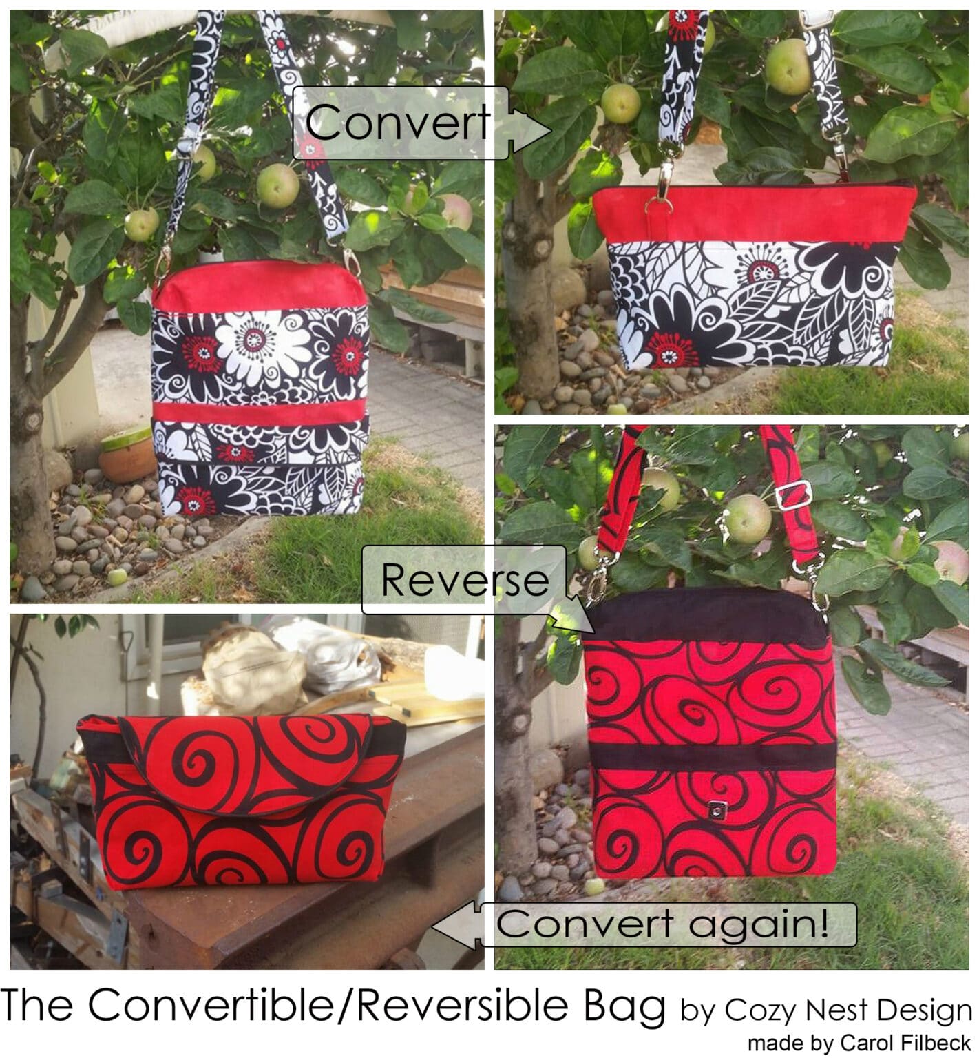 Convertible/Reversible Gallery - cozy nest design